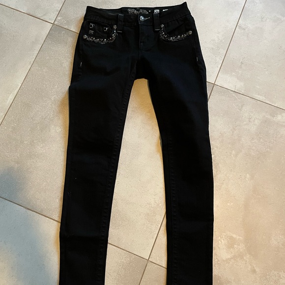 Miss Me black skinny jeans - Picture 1 of 2